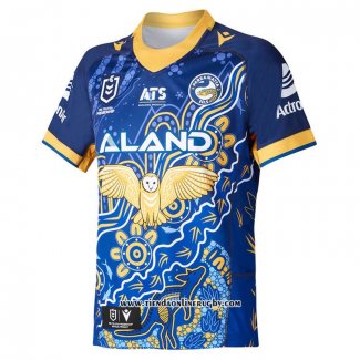 Camiseta Parramatta Eels Rugby 2024 Indigena