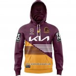 Sudaderas con Capucha Brisbane Broncos Rugby 2024 Local