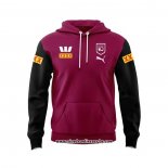 Sudaderas con Capucha Queensland Maroons Rugby 2024 Rojo Negro