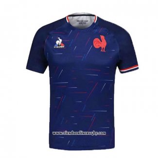 Camiseta Francia 7s Rugby 2024 Azul