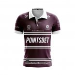 Camiseta Polo Manly Warringah Sea Eagles Rugby 2024 Local