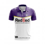 Camiseta Polo Melbourne Storm Rugby 2024 Segunda