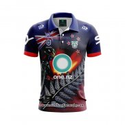 Camiseta Polo Nueva Zelandia Warriors Rugby 2024 ANZAC