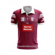 Camiseta Polo Queensland Maroons Rugby 2024 Segunda